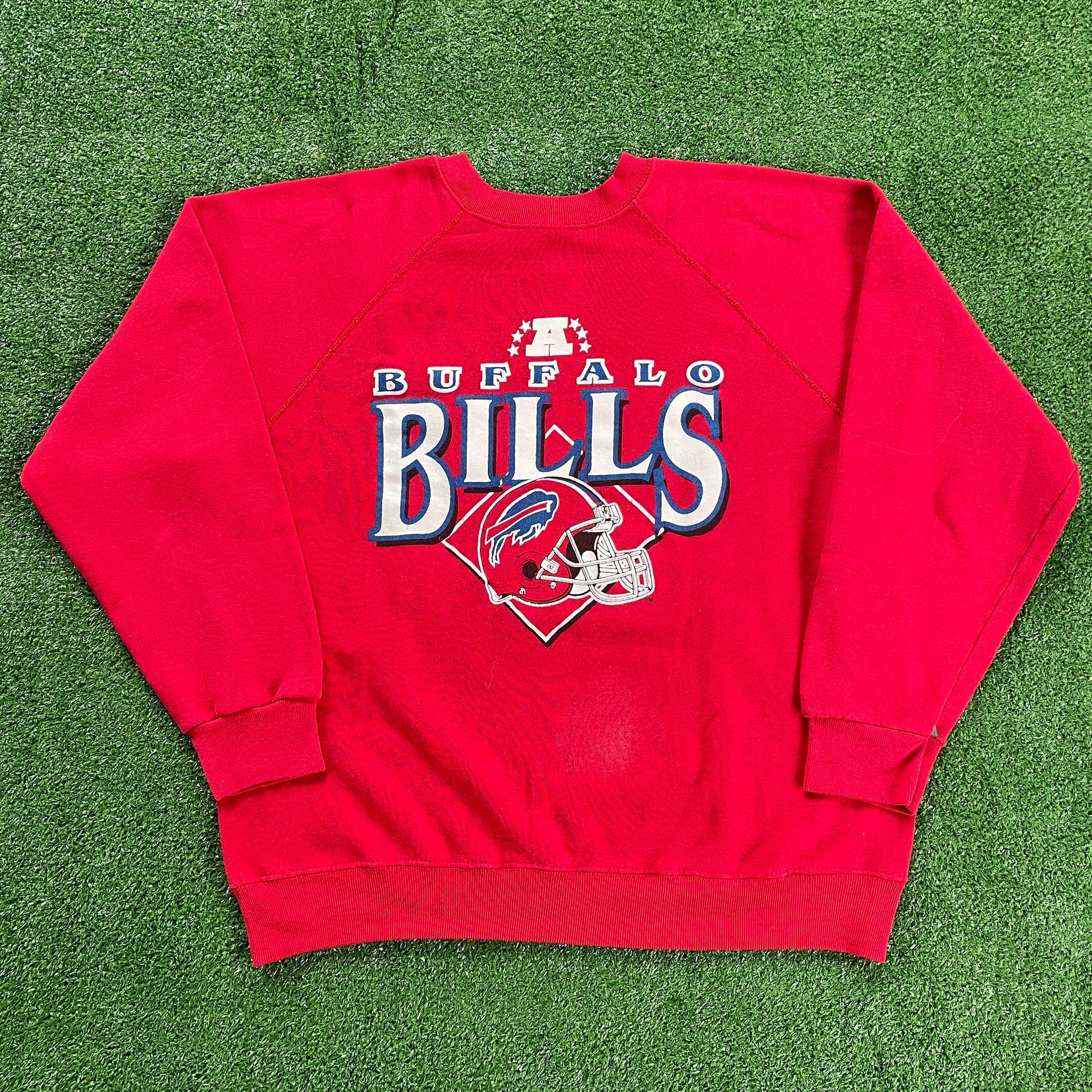 Vintage 90s Buffalo Bills Chalk Line Shirt