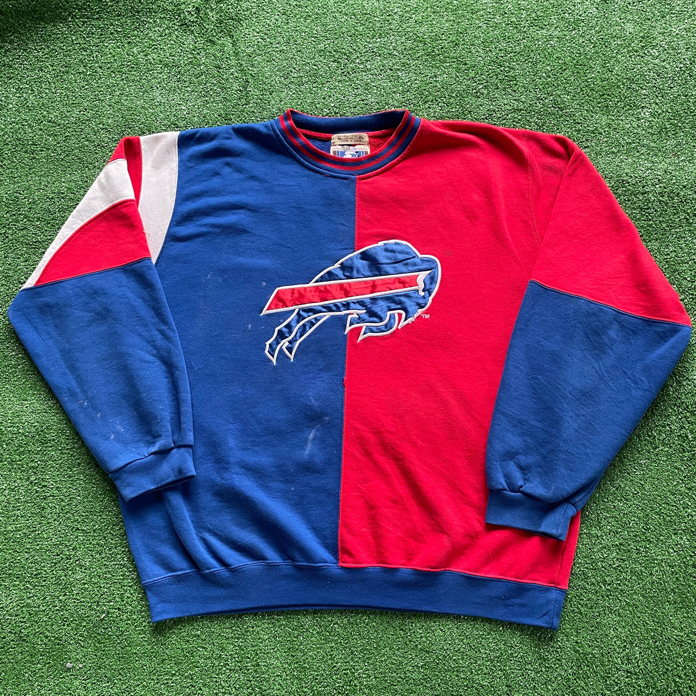 Buffalo Closet - Vintage Buffalo Bills Big Logo Jersey. Size L (Fits M-L).  Available on Website / LINK IN BIO^^^ #BuffaloCloset #Vintage  #VintageClothing #ShopMyCloset #WWVSE #VintageBuffalo #NFL #Buffalo #Bills # BuffaloBills #BillsMafia