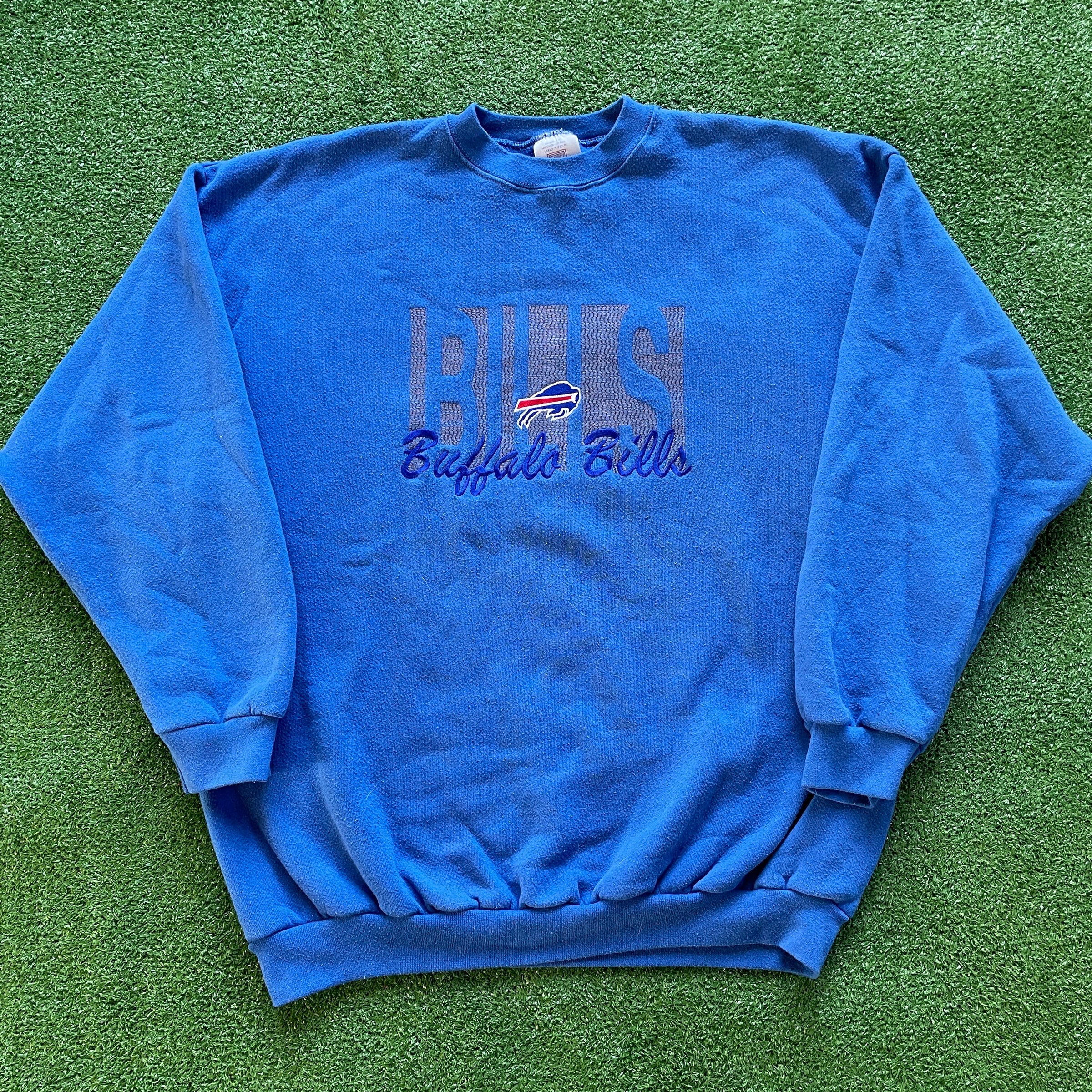 Ebbets Field Flannels Buffalo Bills Vintage Crewneck Sweatshirt