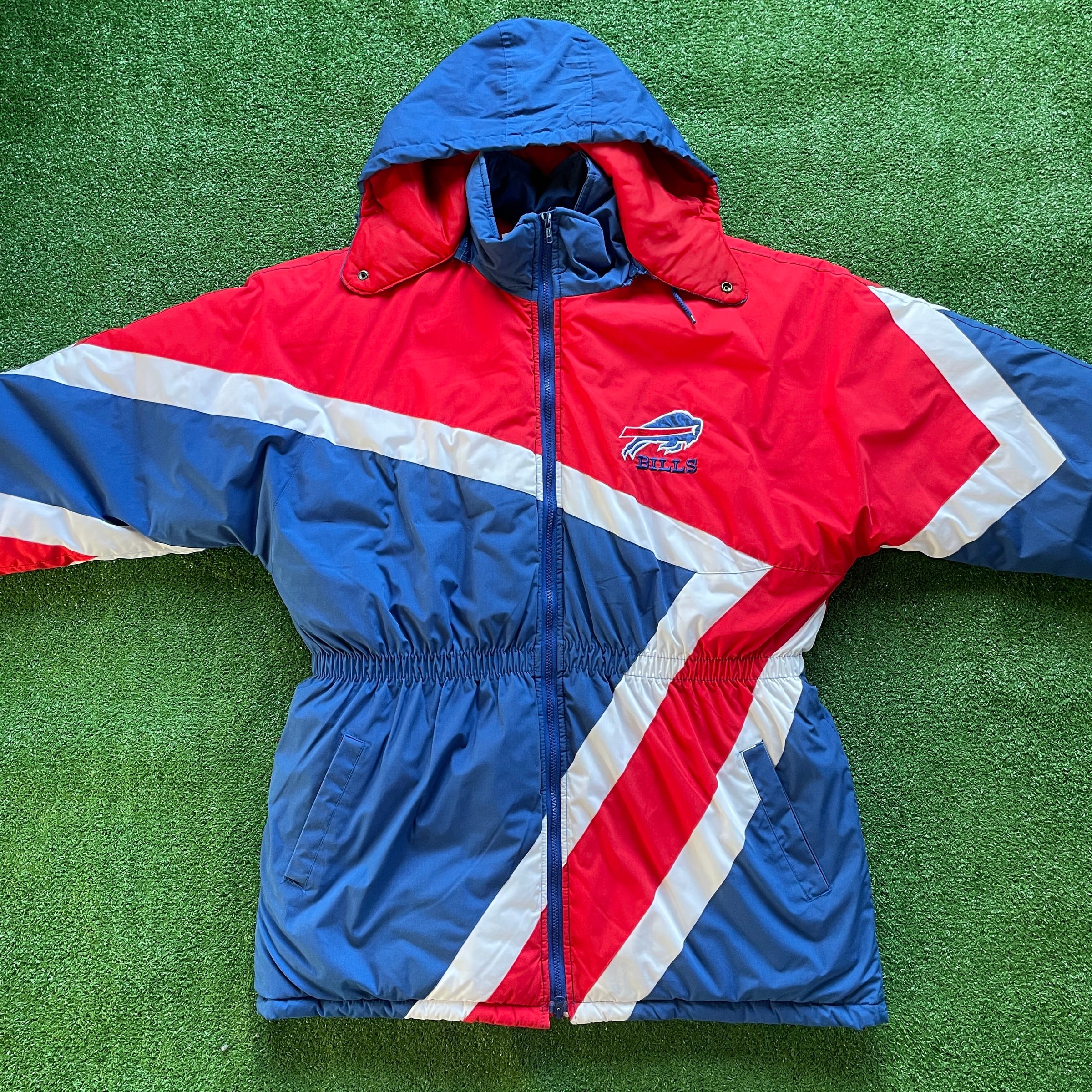 Vintage 90's Buffalo Bills Pro Player Leather Jacket