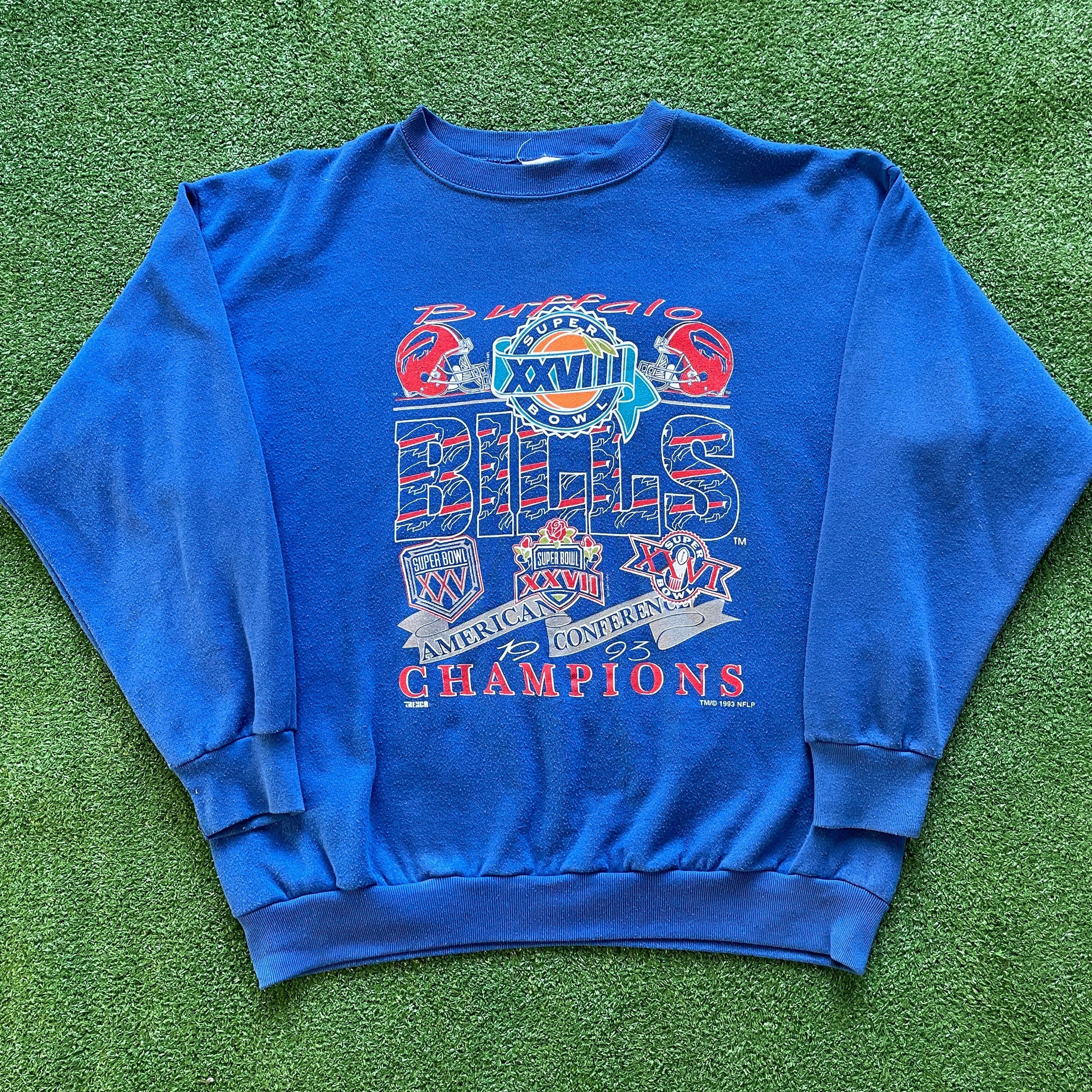 Vintage Buffalo Bills 1991 Super Bowl XXV Crewneck Sweatshirt